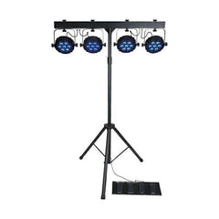 Showtec Compact power lightset MKII Incl. bag, footswitch & stand