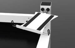 Humpter Console PRO Eck-Laptopständer Grau