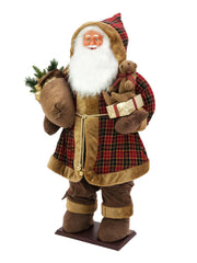 Père Noël à barbe touffue Europalms, gonflable avec pompe intégrée, 160 cm
