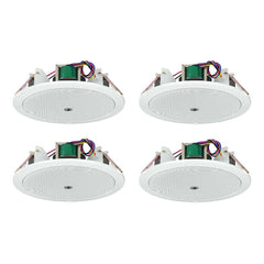 4x Monacor EDL-612 100V Celing Speaker 12W PA System Background Music Restaurant Bar
