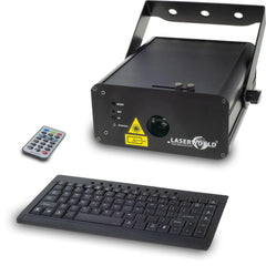 Laserworld CS-500RGB KeyTex Laser DJ Lighting Effect Unit inc Keyboard *B-Stock