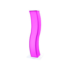 Equinox 1.5m Curve DJ Plinth Kit Podium Pair Lighting Disco Stand