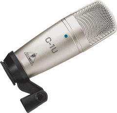 Behringer C-1U Microphone à condensateur USB pour enregistrement en studio