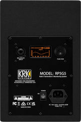 2x KRK Rokit RP5 G5 5" Active Studio Monitors inc height adjustable speaker stands