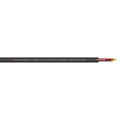 eLumen8 INSTALL LSZH 2 Core 2 x 0.75mm2 Speaker Cable SP2X0.75B, 500m Drum Black