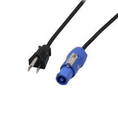 LEDJ 2m USA Grounded Plug - Seetronic Powerkon Cable