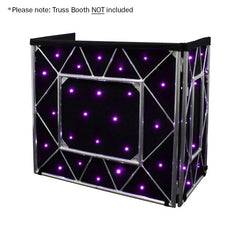 Equinox Truss Booth Quad LED Système Starcloth