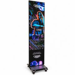 DMT Video Poster Mobile LED poster display screen HDMI Wifi USB