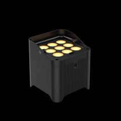 8x Chauvet DJ Freedom Par Q9 RGBA LED Uplighters et étui de chargement