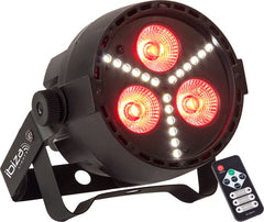 Ibiza Light 4-in-1 LED PAR Can with Strobe