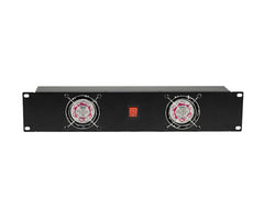 Thor Rack Fan 19" Rackmount 2 x 80mm Fan Panel Cooling Server