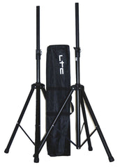 Ibiza Sound SS01B Speaker Stand Pair inc. Carry Bag