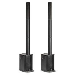 2x Proel SESSION1 FREE Battery Column PA Speaker Bluetooth