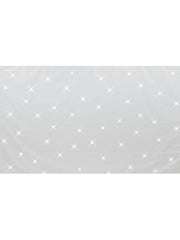 LEDJ DMX 6 x 3 m LED Starcloth System Tissu blanc avec LED blanc chaud 3 m x 6 m