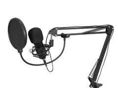 Ensemble de microphones de diffusion à condensateur USB Omnitronic Bms-1C