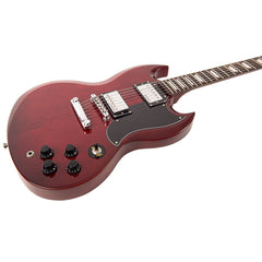 Vintage V69 Coaster Series Electric Guitar - Cherry Red