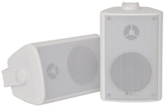 Adastra BC3W Stereo Background Speaker Pair White 3" 60W