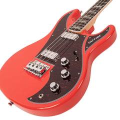 Rapier  Saffire Bass Guitar - Fiesta Red