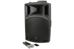 QTX QX15PA-PLUS Portable PA inc UHF Microphones *B-Stock