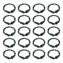 20x IEC 1M Extension Lead Power Cable IEC Male to Male Plug DJ Disco Lighting