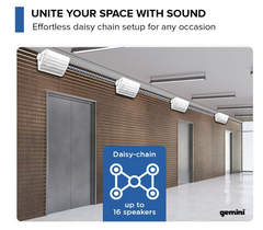 Gemini Sound 5.25" Outdoor Bluetooth Speakers Black Pair