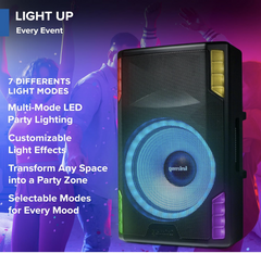 Gemini GSP-L5500PK Powered PA Speaker pack