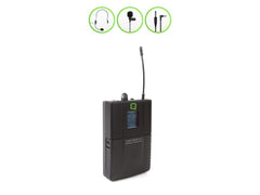 QWM 1960 BP KIT V2  CH38 UHF Bodypack Transmitter Kit with Lavalier, Headset Mic & Instrument Cable