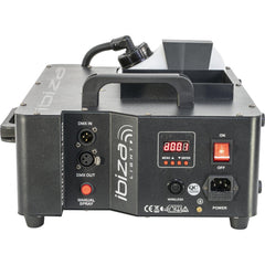 Ibiza Light  ERUPTION-1500 DMX Vertical Fog Machine 1500W RGB LED CO2 Type Effect