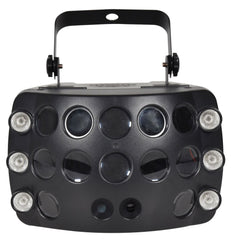QTX Butterfly Effect : 3-in-1 LED & Laser Effect Light