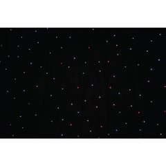 LEDJ PRO 6 x 3m Tri LED Système Starcloth Noir