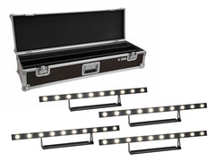 Set 4x LED STP-10 Sunbar 3200K 10x5W Light Bar + Case