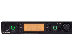 JTS UHF PLL Dual Channel Diversity Lapel Wireless Microphone System with REMOSET and BNC antenna