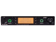 JTS UHF PLL Zweikanal-Diversity-Ansteck-Funkmikrofonsystem mit REMOSET und BNC-Antenne