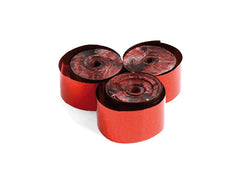 Serpentins métalliques 5mx0,85cm, rouge, 100x