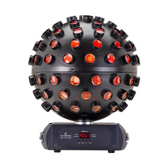 2x Soundsation LED Mirrorball Revolving Light Effect 5 x 18W RGBWA+UV HEX inc Cases