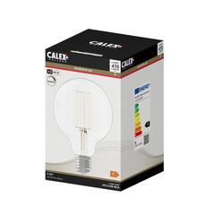 Calex LED Flull Glass Filament Globe Lamp 4W E27 2700K Clear GLB95
