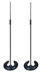 2x Soundlab Microphone Stand with Stacking Base