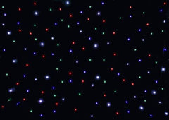 Ibiza Starcloth 3m x 2m RGBW DMX Curtain Backdrop