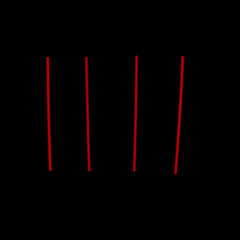 4x Intimidation ILLUMATUBE DJ LED Colour Stick Light Battery inc Remote Wifi App *B-STOCK*