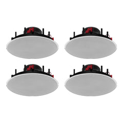 4x Monacor SPE-62HQ 6.5" 35W 8ohm White Ceiling Speaker