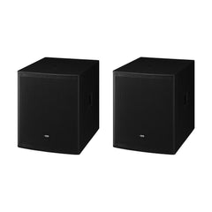 2x IMG Stageline SUB-18AK 800W Caisson de basses 18" Système de haut-parleurs DJ Disco