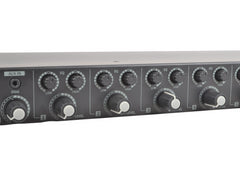 Q Audio Venue Sound QMIX121 7-Channel Mixer/Preamp with Microphone Talk Over