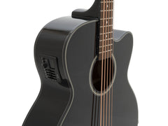 Dimavery Ab-455 Acoustic Bass, 5-String, Schwarz *B-Stock