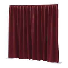 Wentex P&D curtain 300(w) x 400cm(h) cm red Dimout 260 g/m2 pleated