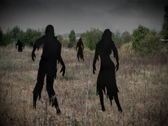 EUROPALMS Silhouette Metal Zombie Man, 135cm