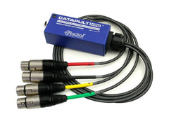 Radial Catapult Mini RX 4-Kanal-Empfänger Cat 5 Ethernet Multicore XLR Snake