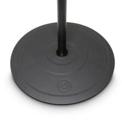 Gravity MS 2222 B Pied de micro court avec base ronde et perche télescopique