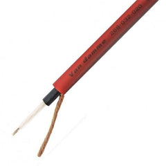 Van Damme Pro Grade XKE unbalanced pro-patch cable Red 100M Roll