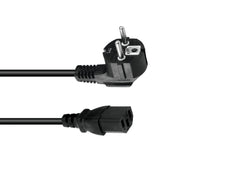Omnitronic Iec Power Cable 3X0.75 0.9M Bk