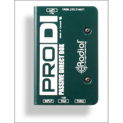 Radial ProDI Passive Direct BOX DI Guitar Band PA Sound System